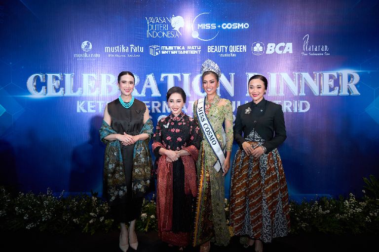 Bộ trưởng Bộ du lịch Indonesia tham dự họp báo chào đón Miss Cosmo 2024 – Ketut Permata Juliastrid (Tata) về nước