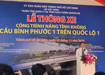 Cầu Bình Phước 1 chính thức thông xe, khối cầu 9.000 tấn được nâng cao 1,25m