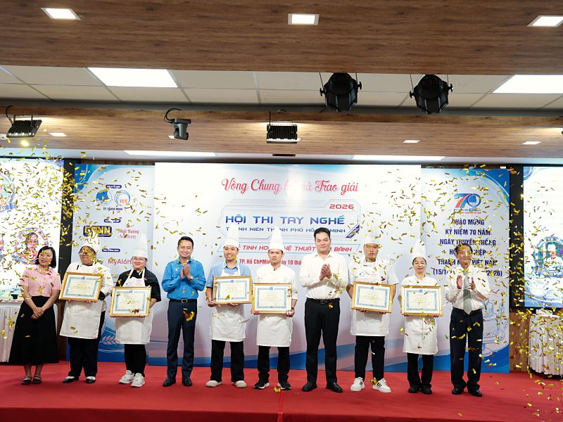 Vinh danh các thí sinh xuất sắc tại Hội thi Tay nghề Thanh niên TP.HCM năm 2026